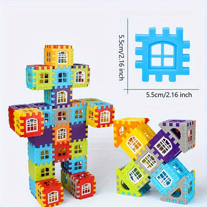 50-Piece Creative Building Blocks Set for Kids