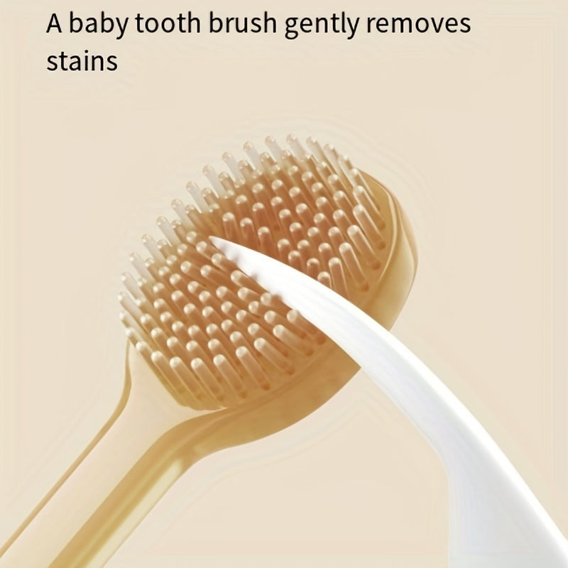 Ultra-Soft Silicone Baby Toothbrush &amp; Tongue Cleaner – 2-in-1 Oral Care Kit