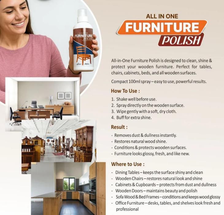 All In One Furniture Polish 300 grm Pack of 2
