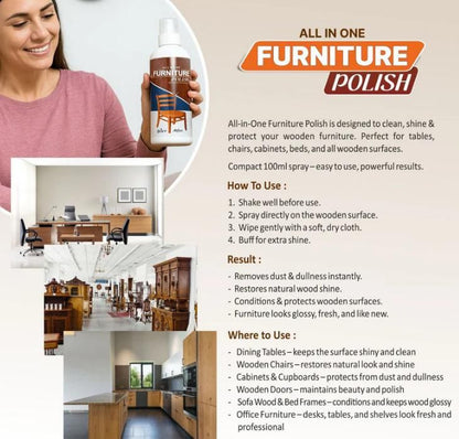 All In One Furniture Polish 300 grm Pack of 2