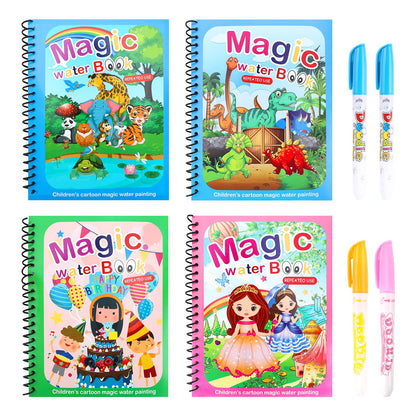 Magic Water Coloring Book Set