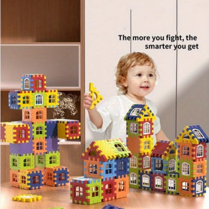 50-Piece Creative Building Blocks Set for Kids