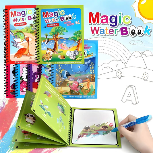 Magic Water Coloring Book Set